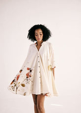 Hibiscus Swing Dress